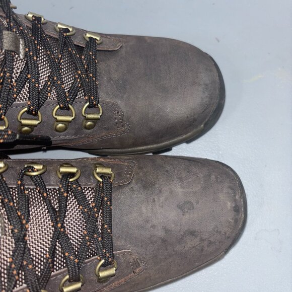 Timberland Ortholite  Hiker Boots Brown Leather Rebotl   Size 8.5 - Picture 4 of 11